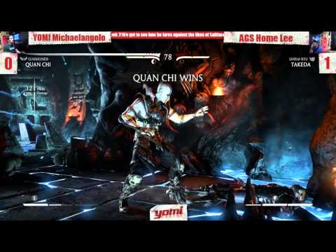 Yomi Gaming MKX Kombat Tuesday Week 7 Winner's Bracket YOMI Michaelangelo vs AGE Home Lee