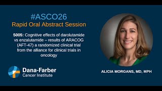 ASCO26: Alicia Morgans, MD, MPH ARACOG | Dana-Farber Cancer Institute