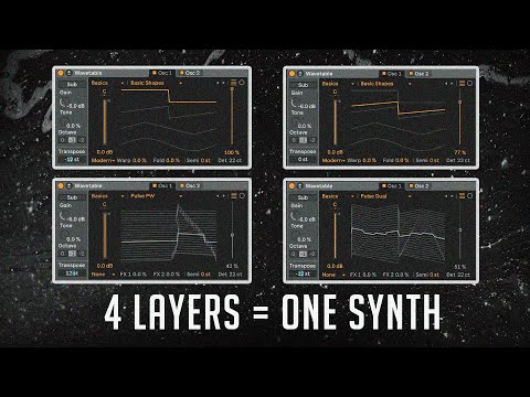 Crafting a Dense Multi Layer Techno Synth in Ableton Live | Polymeter, LFOs & Saturation