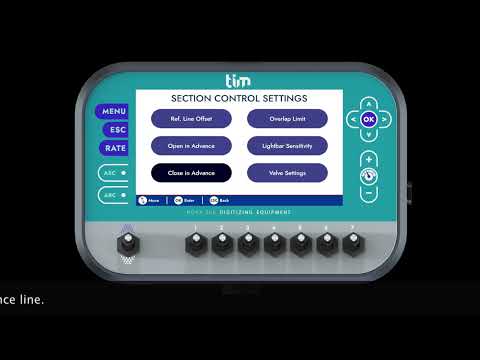 Section Control Settings