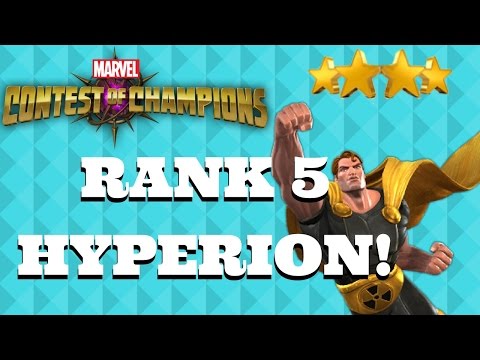 RANK 5 HYPERION! | Marvel Contest of Champions
