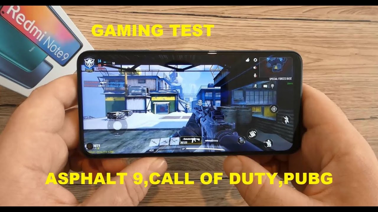 Redmi Note 9 - Gaming Test! Asphalt 9,Call Of Duty & PUBG