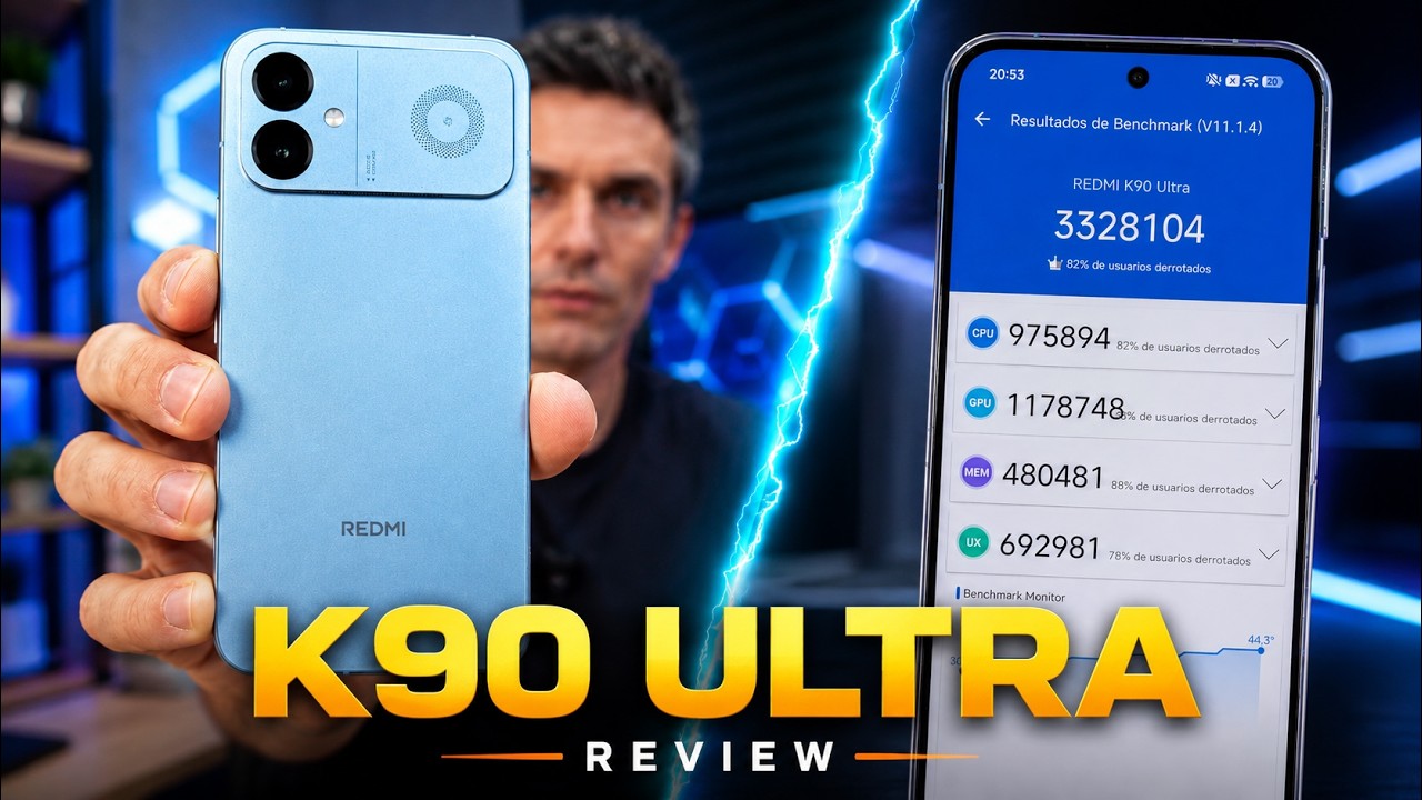 REDMI K90 ULTRA… LA BESTIA que NADIE CONOCE con VENTILADOR  y 8550mAh