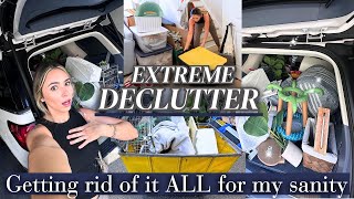 Shameful EXTREME Declutter of my WHOLE HOUSE! 😩 Getting rid of everything and starting fresh!