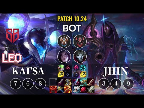 SB Leo Kai'Sa vs Jhin Bot - KR Patch 10.24