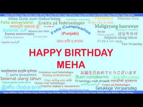 Meha   Languages Idiomas - Happy Birthday