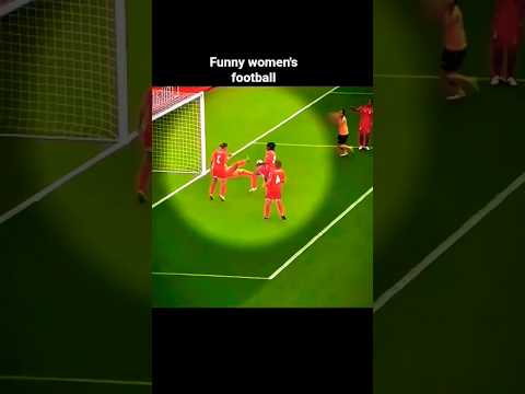 Funny women's football #funny #football #soccer #womenfootball #funnyfootballmoments