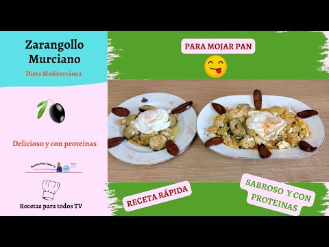 Zarangollo Murciano con Patatas|Receta para Mojar Pan 🤤