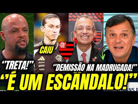 😱 ''É UM ESCÂNDALO TOTAL!'' FELIPE MELO e MAURO REAGEM A DEMISSÃO DE FELIPE LUIS NO FLAMENGO!