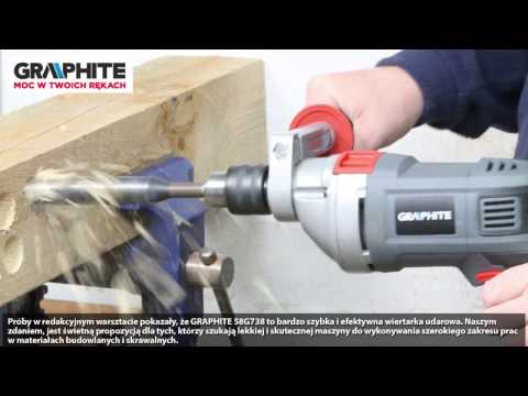 Дрель ударная двухскоростная 850Вт, ключевой патрон 13 мм,  скорость 0-3000 мин??, сверло 10 шт,, кейс GRAPHITE (58G738) Дрель ударная двухскоростная 850Вт, ключевой патрон 13 мм,  скорость 0-3000 мин??, сверло 10 шт,, кейс GRAPHITE (58G738)