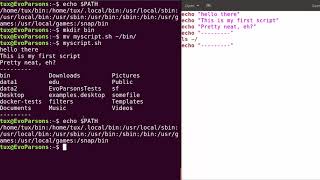 M08T1.1 - Intro to Linux - Bash Scripting - First Scripts