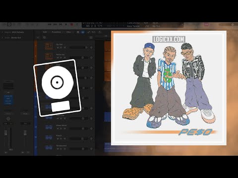 Alvaro Diaz, Caleb Calloway & Cloonee - Pe$o (Logic Pro Remake)