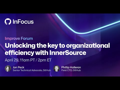 Unlocking the key to organizational efficiency with InnerSource | GitHub InFocus