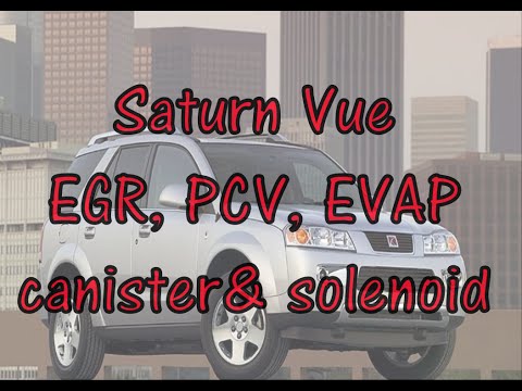 Saturn Vue Emissions: EVAP canister, EGR valve, PCV explained.