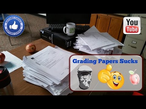 Part of a video titled How to Grade Homework Efficiently - YouTube