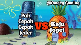 Download lagu DJ Keju joget vs DJ pak cepak cepak jeder Viral |Meme Spongebob mp3