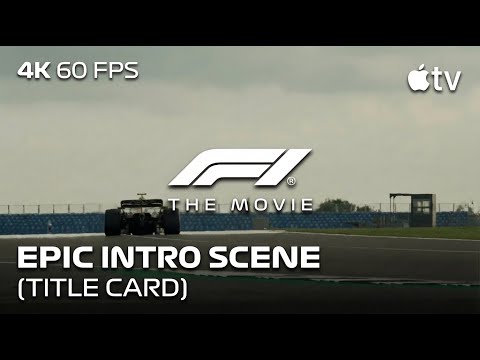 F1 Movie Epic Intro Scene (Title Card) 4K60FPS | Hans Zimmer | #F1 | #F1Movie | #BradPitt