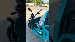 CargoCity 150H - Elektromos teherhordó tuktuk, mezőgazdasági eszköz, 2800 W, türkiz