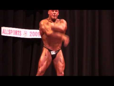 NABBA Allsports Novices 2009 - O40 #11 Andy Lawley 1st