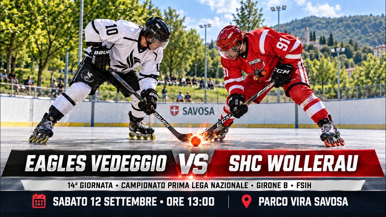 SHC Eagles Vedeggio 🆚 SHC Wollerau | 14ª Giornata – 1ª Lega Nazionale Girone B | 🇨🇭