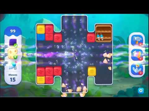 Fishdom Blast Level 99 - NO BOOSTERS GAMEPLAY 🐠 | SKILLGAMING ✔️