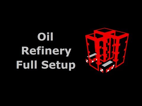 Minecraft In Minutes - Oil Refinery Full Setup (Tekkit/Feed The Beast) - Minecraft In Minutes