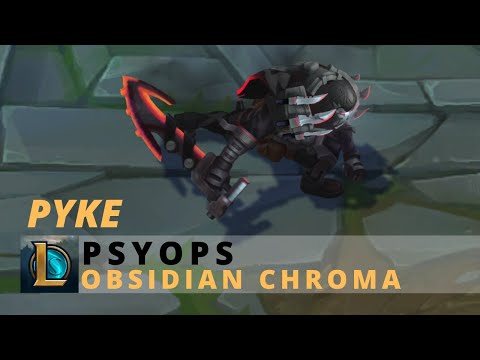 PsyOps Pyke Obsidian Chroma - League Of Legends