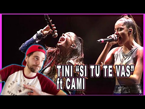 [DEMIAN REACCIÓN] - TINI, CAMI - "Si Tu Te Vas" (Live - Quiero Volver Tour Luna Park)