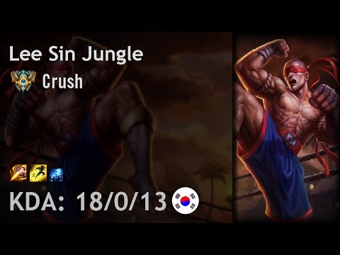 Lee Sin Jungle vs Kha'Zix - Crush - KR Challenger Patch 7.13
