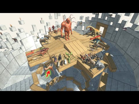 ⚡ Who is the CHAMPION of all Units? Hill Giant vs All Units🦖 Animal Revolt Battle Simulator 🦕