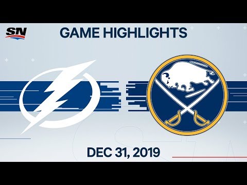 NHL Highlights | Lightning vs. Sabres - Dec. 31, 2019