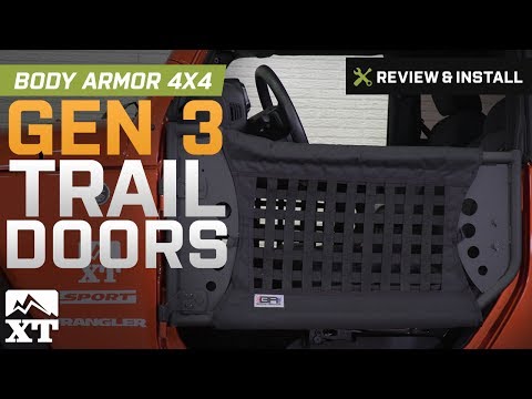 Jeep Wrangler Body Armor 4x4 GEN 3 Trail Doors (2007-2017 JK) Review & Install