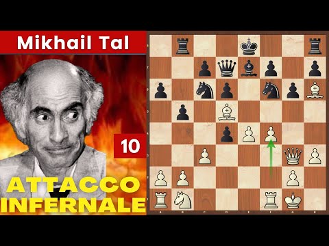Tal vs Teschner - Attacco Infernale! | Partite Commentate di Scacchi - Mikhail Tal