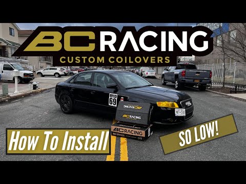 B7 A4 BC Racing Coilover Install! (How To)