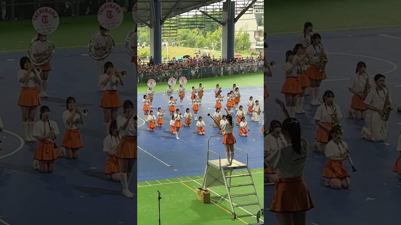 The flugelhorn, a rare instrument in KT marching performances.