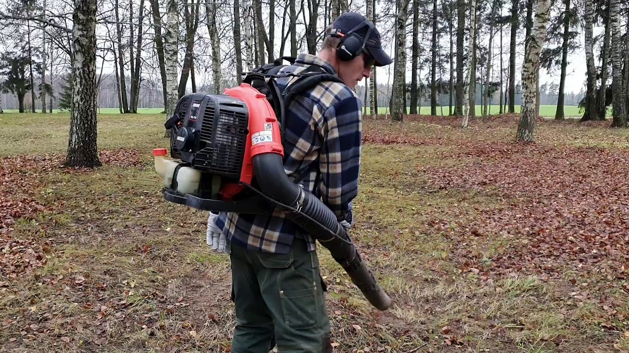 Blowing Leaves With ECHO PB 770T Part 2.