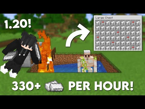 INSANE Minecraft 1.20 IRON Farm - 330+ Per Hour!