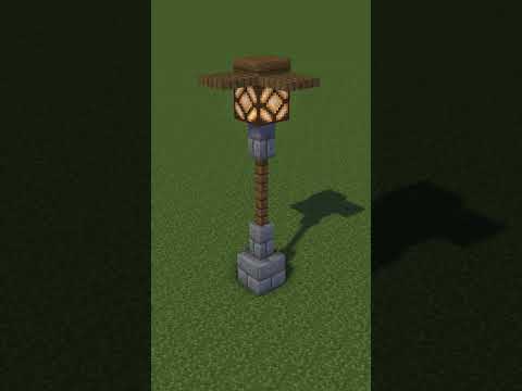 Gamenotery - Minecraft Lamp Post Blueprints Layer By Layer #68