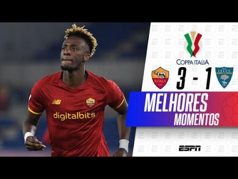 Gols e lances de Roma x Lecce