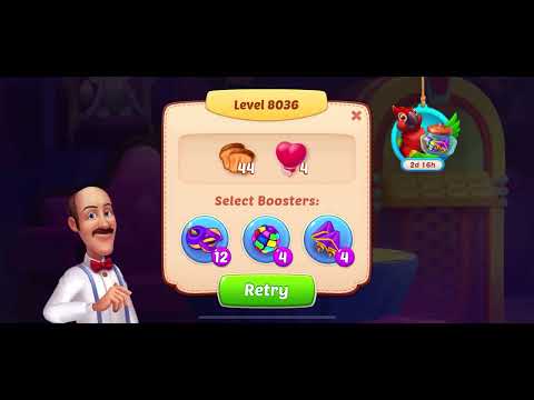 Retry Level 8036 | HOMESCAPES GAMEPLAY WALKTHROUGH