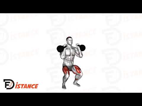 Exercice Squats avant avec kettlebell