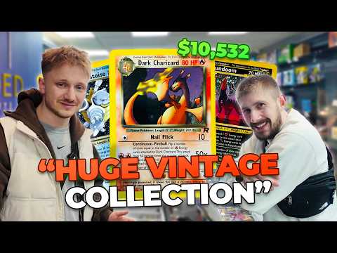 We Bought a MASSIVE Vintage Pokemon Collection In The Shop (POV Edition)