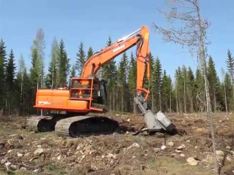 Bracke planting machine