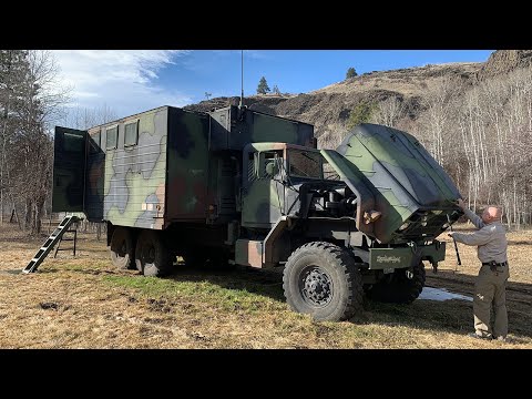5 TON Military Truck Turned OFF GRID HOME for FULL TIME RV living!