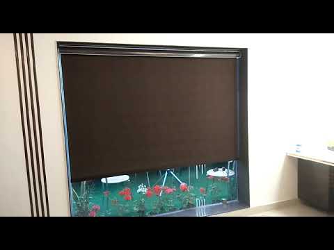 Matte pvc sun screen roller blinds, for window covering