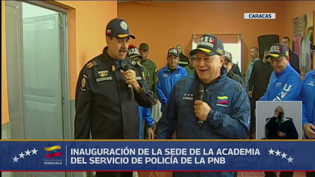 Maduro inaugura sede de academia de Servicio de la Policía Nacional Bolivariana