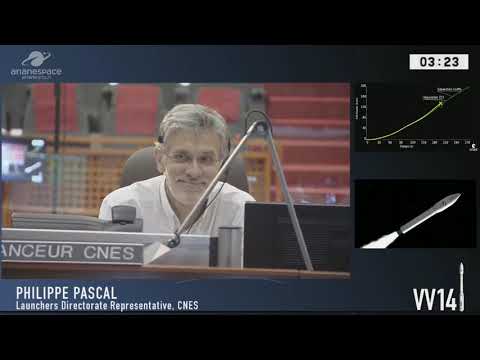 LIFTOFF - LIVE Arianespace Vega VV-14 Rocket Launching PRISMA Satellite