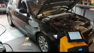 BMW 116d engine carbon clean, diagnostics and DPF check