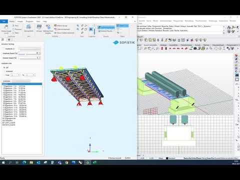 Framework Grasshopper/SOFiSTiK Railway Bridges #01: Model creation and visualisation