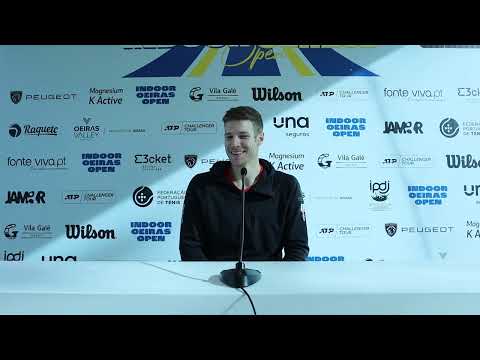 Conferência de Imprensa de Joris De Loore — QF Indoor Oeiras Open 2 2023